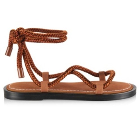 rag & bone Shoes - Rag & Bone Size 36 US 6 Henna‎ Brown Lace Up Gladiator Sandals NEW Infinity $375
